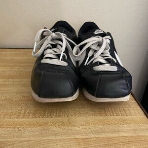 Nike Black and White Cortez Shoes